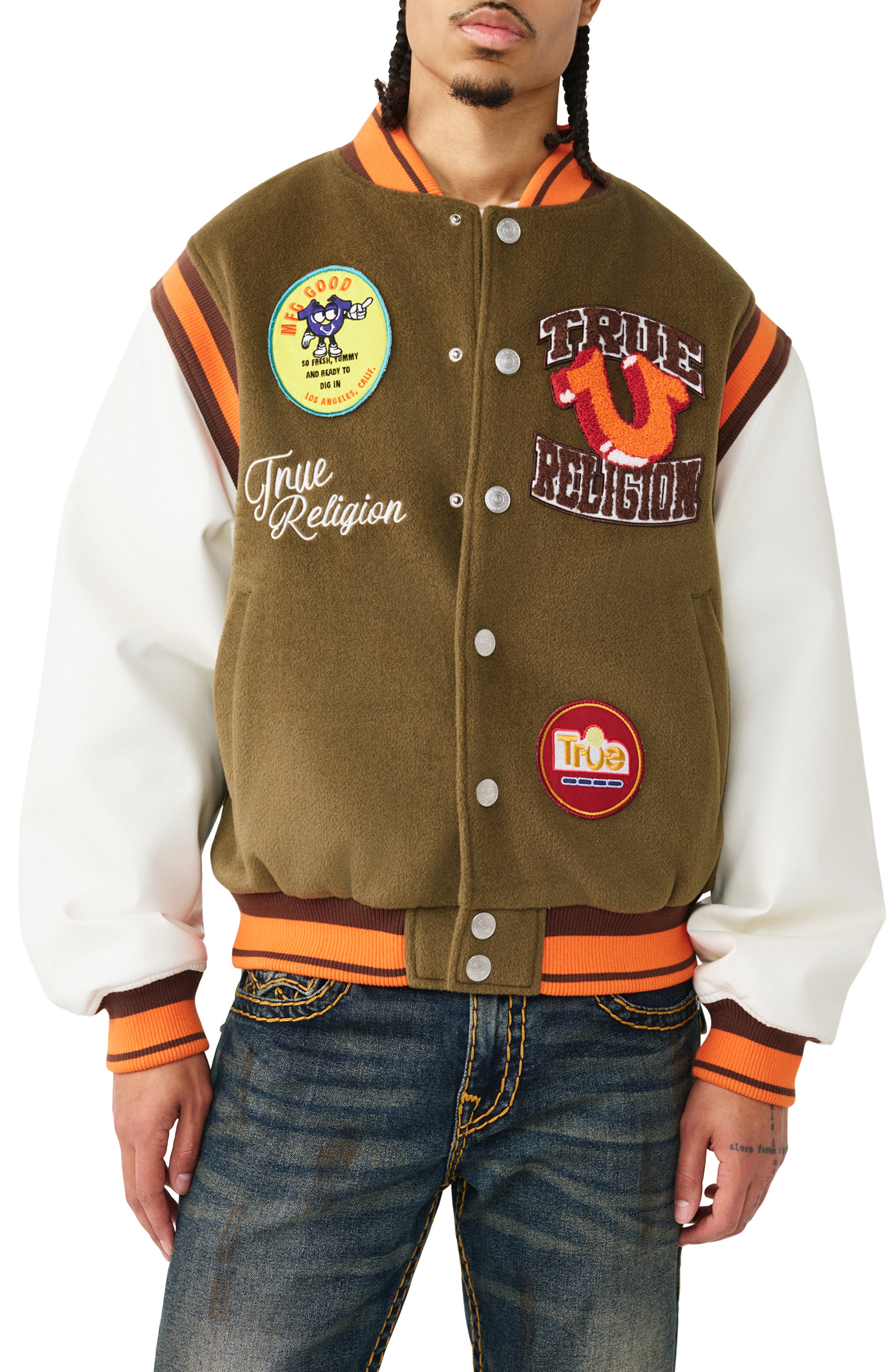 Garden Logo Retro Varsity Jacket