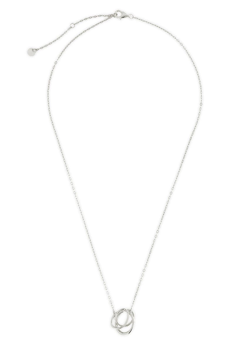 Eve Linked Harmony Pendant Necklace, Main, color, SILVER