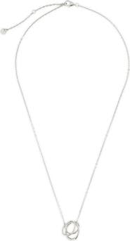 Sterling Forever Eve Linked Harmony Pendant Necklace