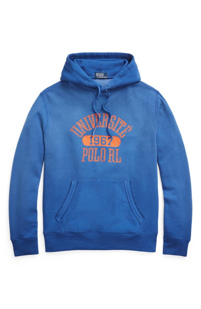 Polo Ralph Lauren Logo Fleece Hoodie, Alternate, color, 