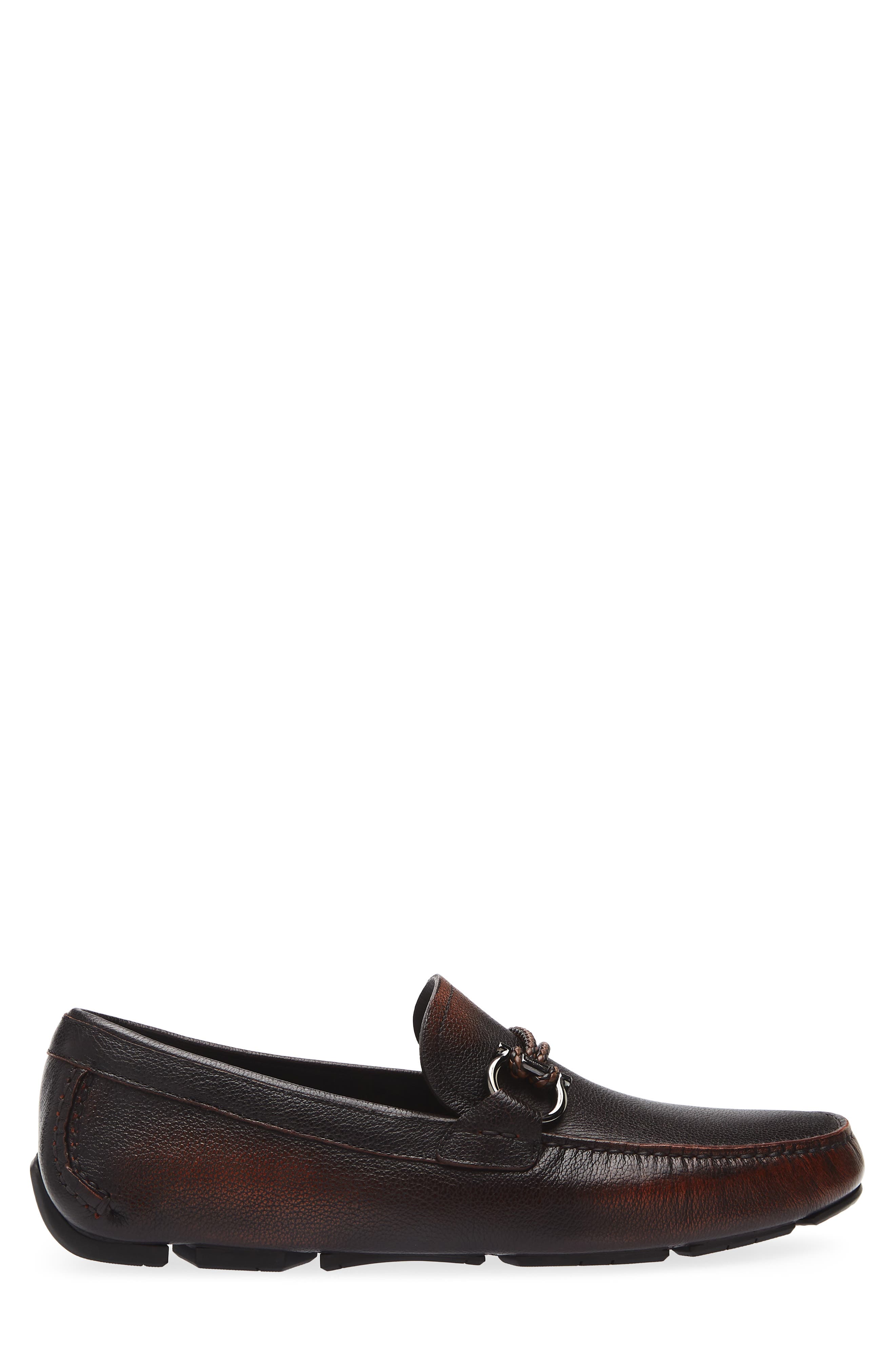 FERRAGAMO Front 4 Driving Shoe, Alternate, color, T.moro/ Citrus Marrone/ T.moro