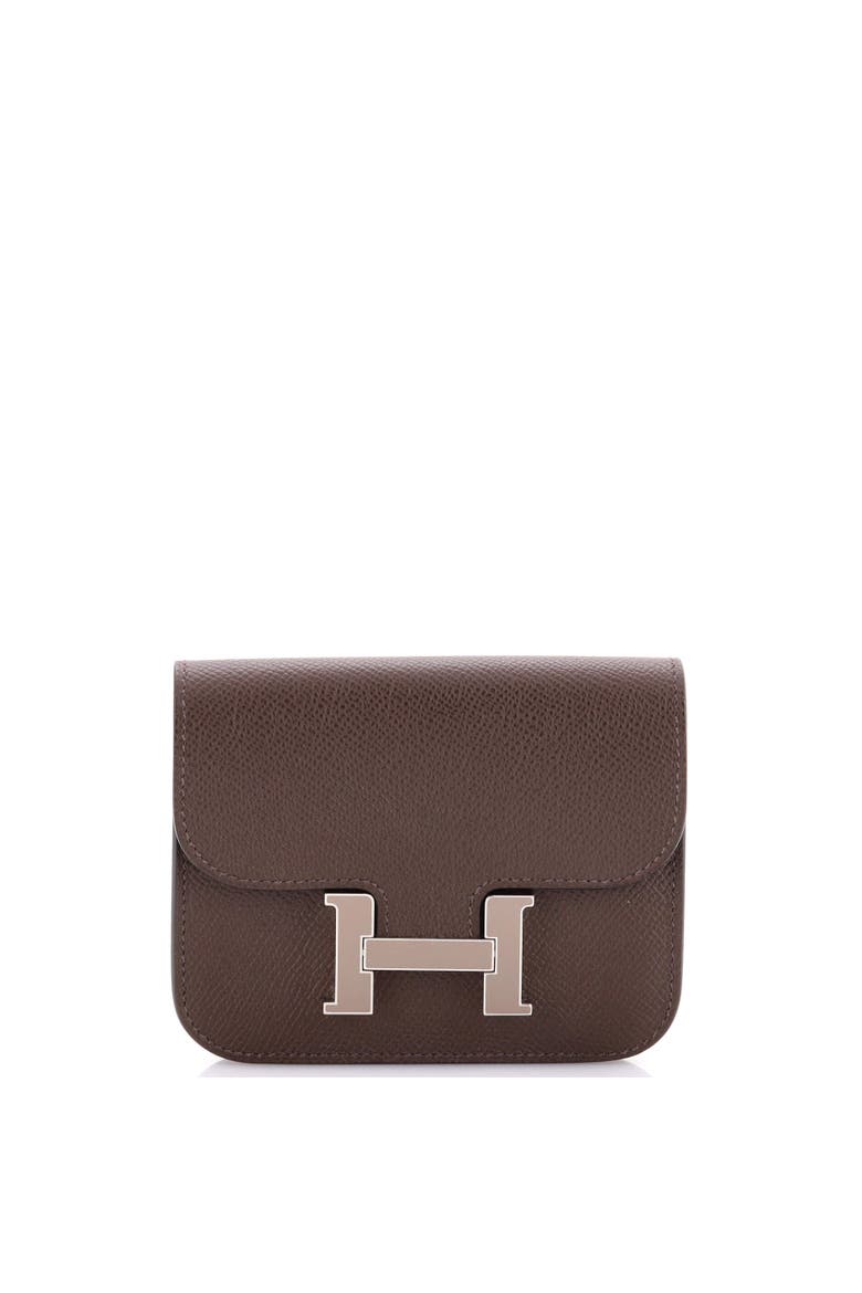 Constance Slim Wallet Epsom, Main, color, Ecorce