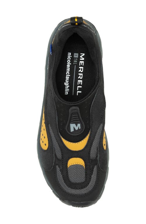 Merrell Moc Speed Streak 1trl Slip-on Sneaker In Black/amber