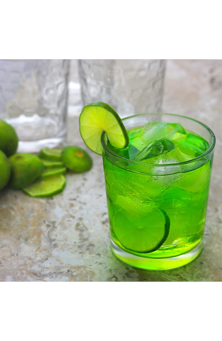 Gibson Home Great Foundations 4-Piece 13 oz. Double Old Fashion Glass Set, Square Pattern, Alternate, color, Clear