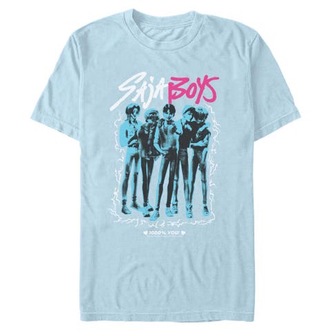 Men's KPop Demon Hunters Saja Boys Portrait  Graphic T-Shirt