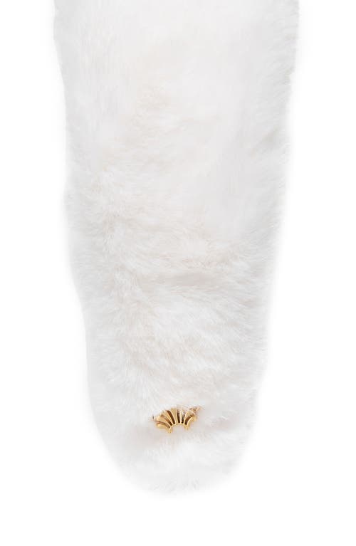 Lele Sadoughi Brigitte Faux Fur Headband In White