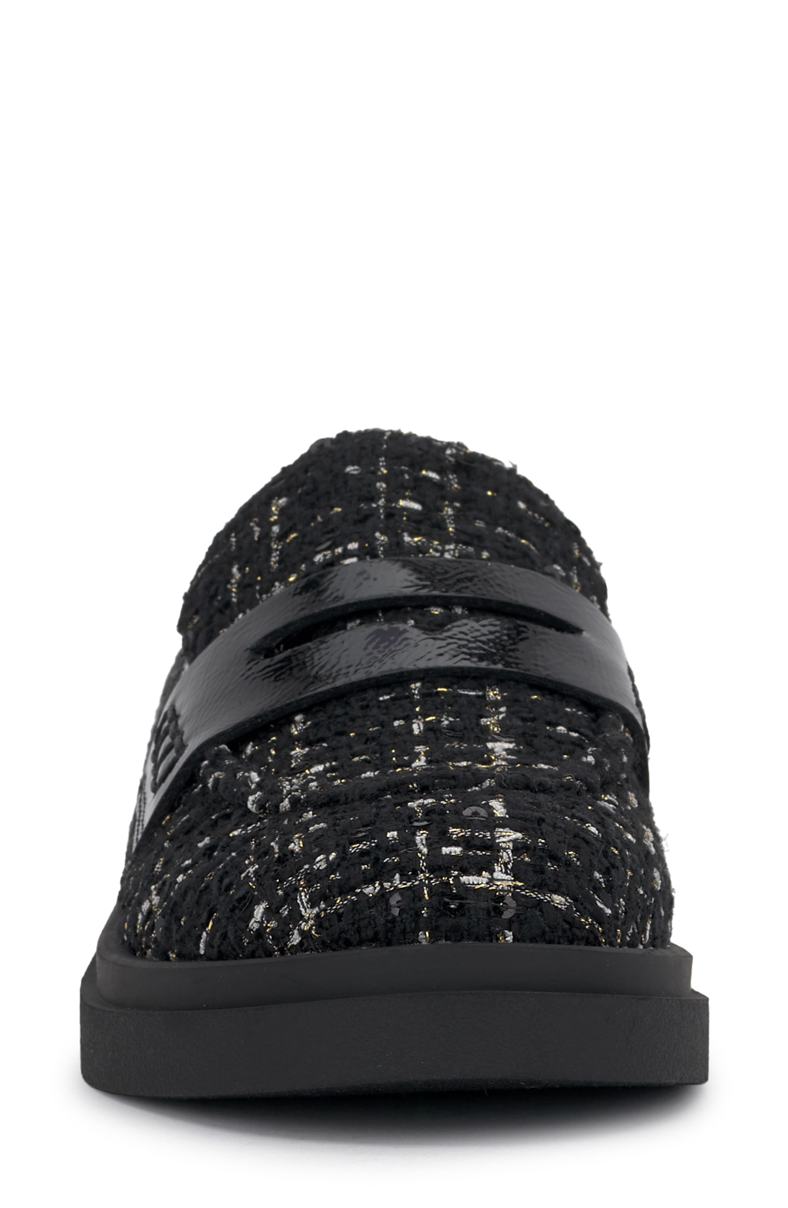 Jessica Simpson Xuris Platform Penny Loafer, Alternate, color, Black