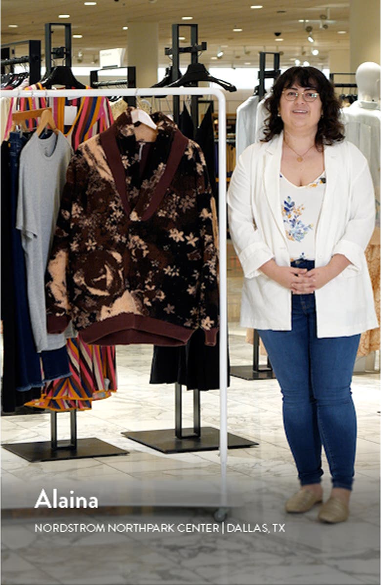 Rosie Print Fleece Jacket, sales video thumbnail