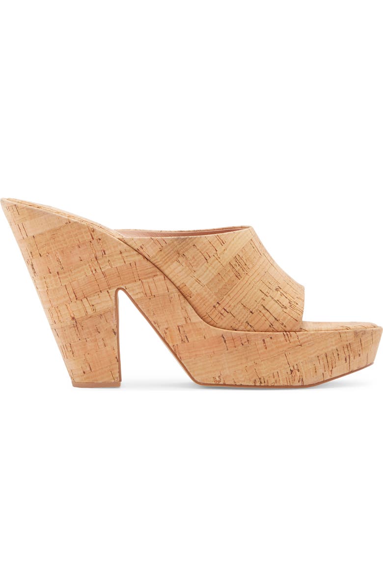 Jeffrey Campbell Enriched Platform Slide Sandal, Alternate, color, Cork