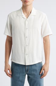 rag & bone Avery Cotton Gauze Camp Shirt