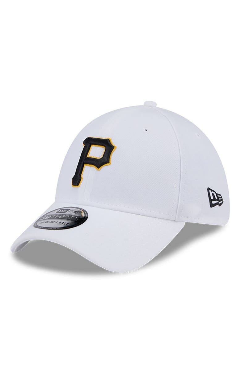 New Era Men's New Era White Pittsburgh Pirates Evergreen 39THIRTY Flex Hat, Alternate, color,