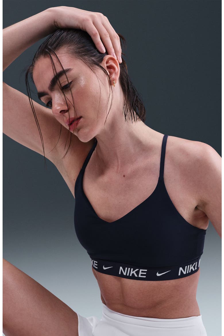 Indy Light Support Padded Adjustable Sports Bra, Alternate, color, MNNAVY