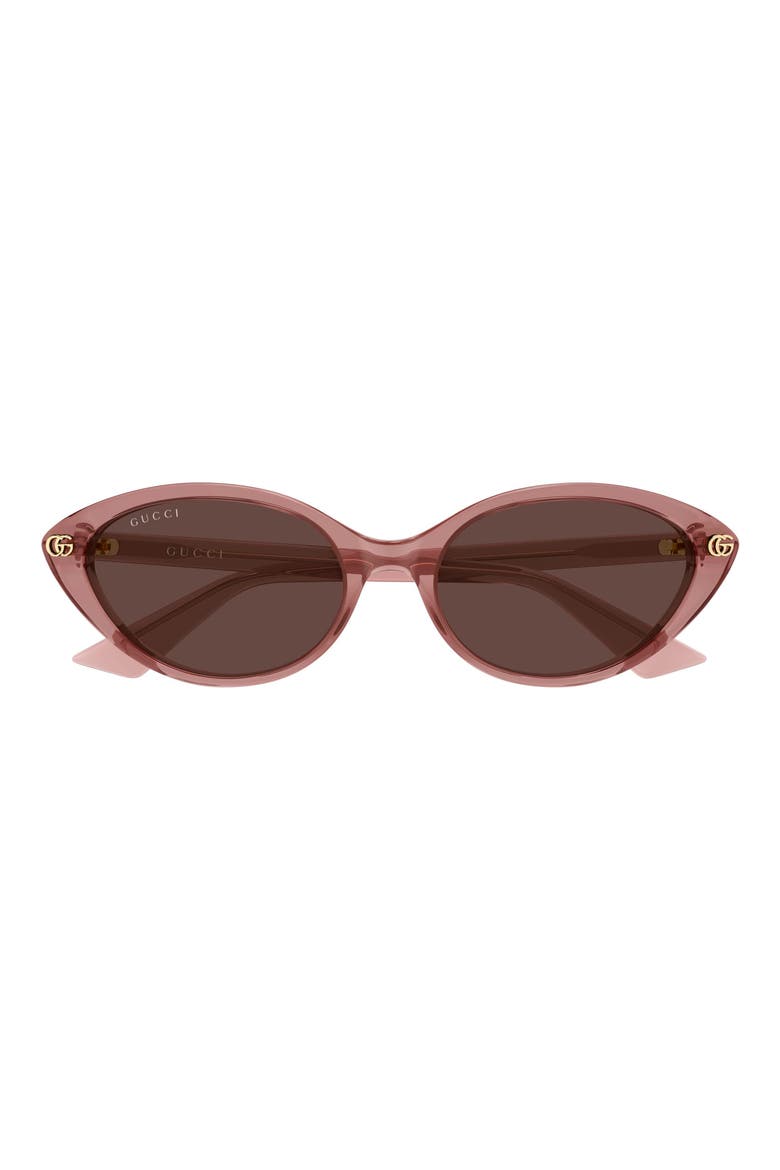 54mm Cat Eye Sunglasses, Main, color, PINK