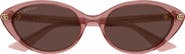 Gucci 54mm Cat Eye Sunglasses