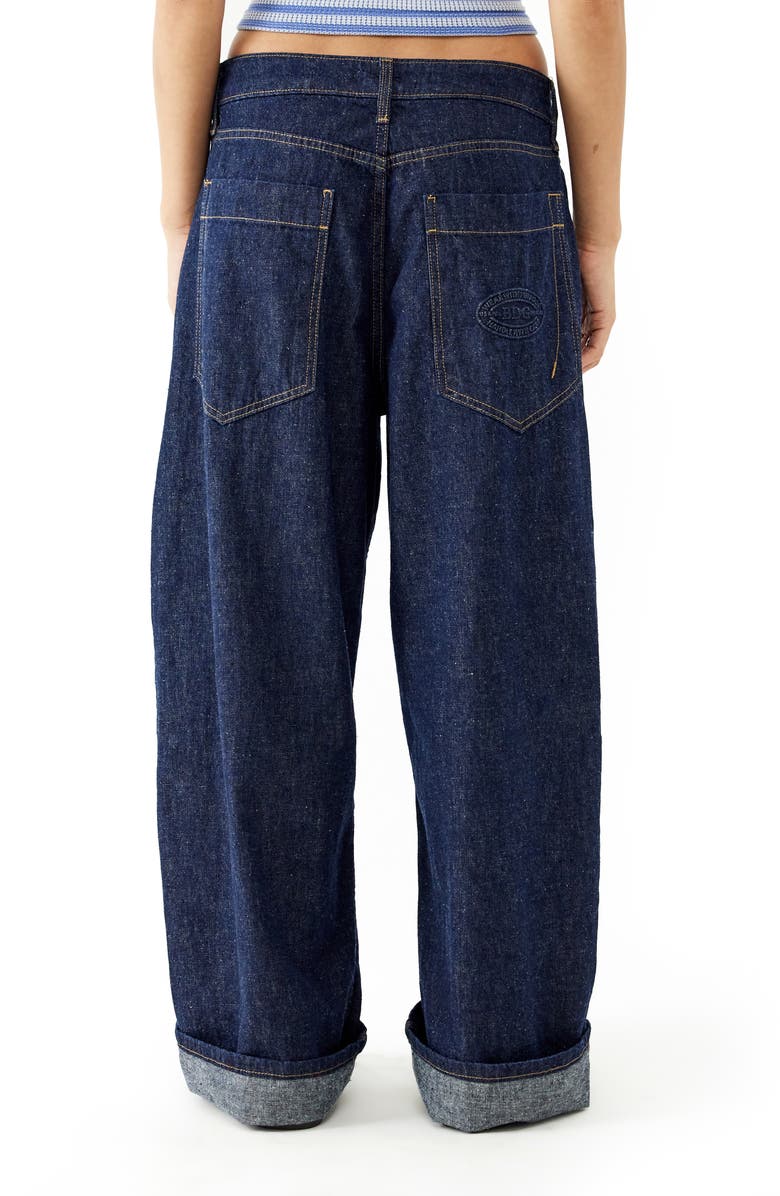 BDG Urban Outfitters Jaya Low Rise Wide Leg Jeans, Alternate, color, Rinse Denim