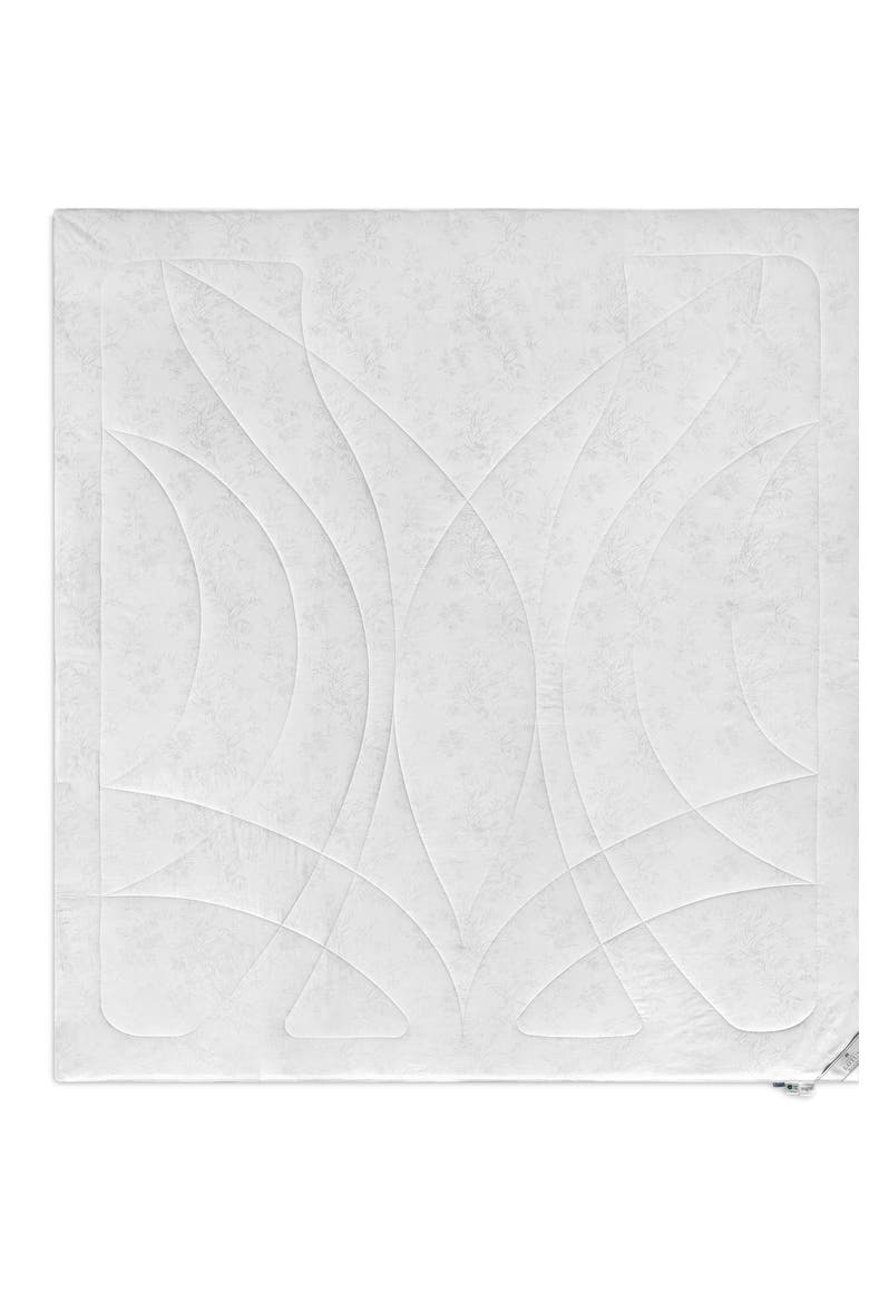 Lotus linen silk comforter, Alternate, color, White