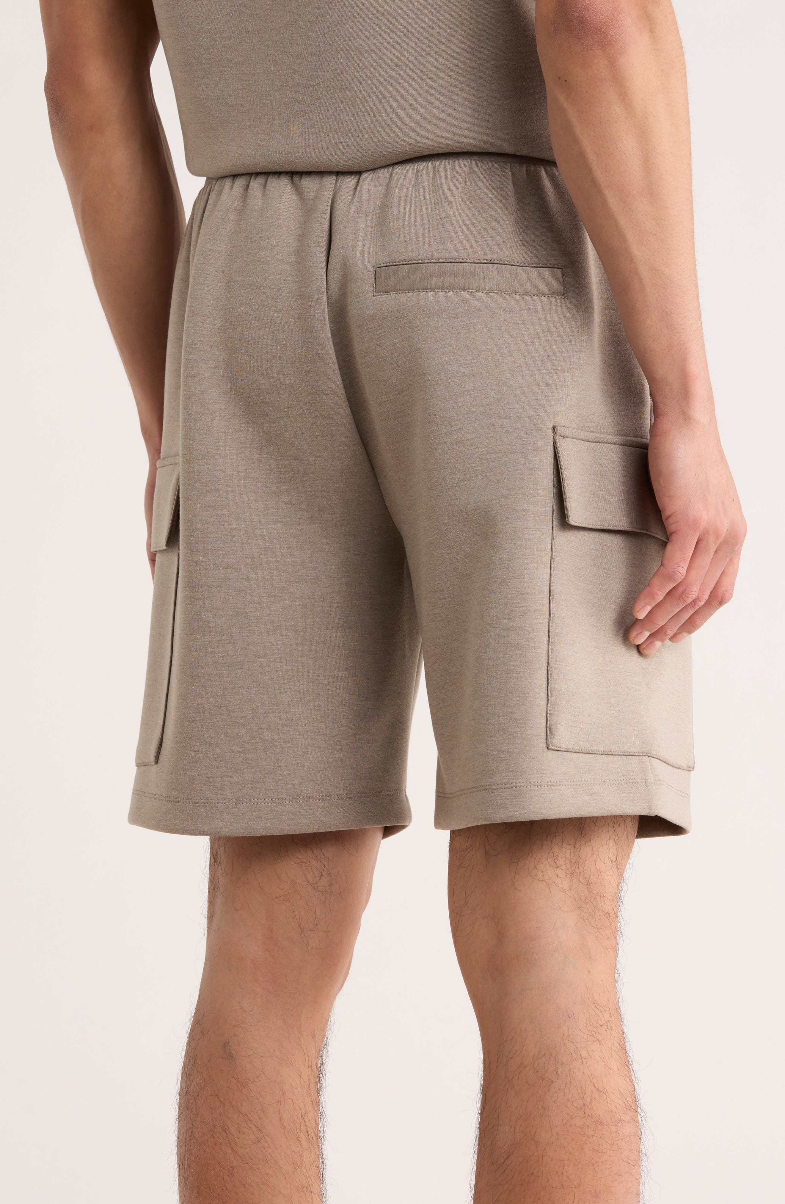 Scuba Knit Interlock Cargo Shorts - image 2
