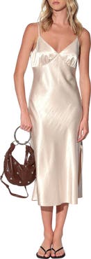 Walter Baker Bristol Bias Cut Satin Slipdress