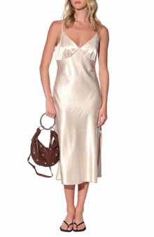 Walter Baker Bristol Bias Cut Satin Slipdress