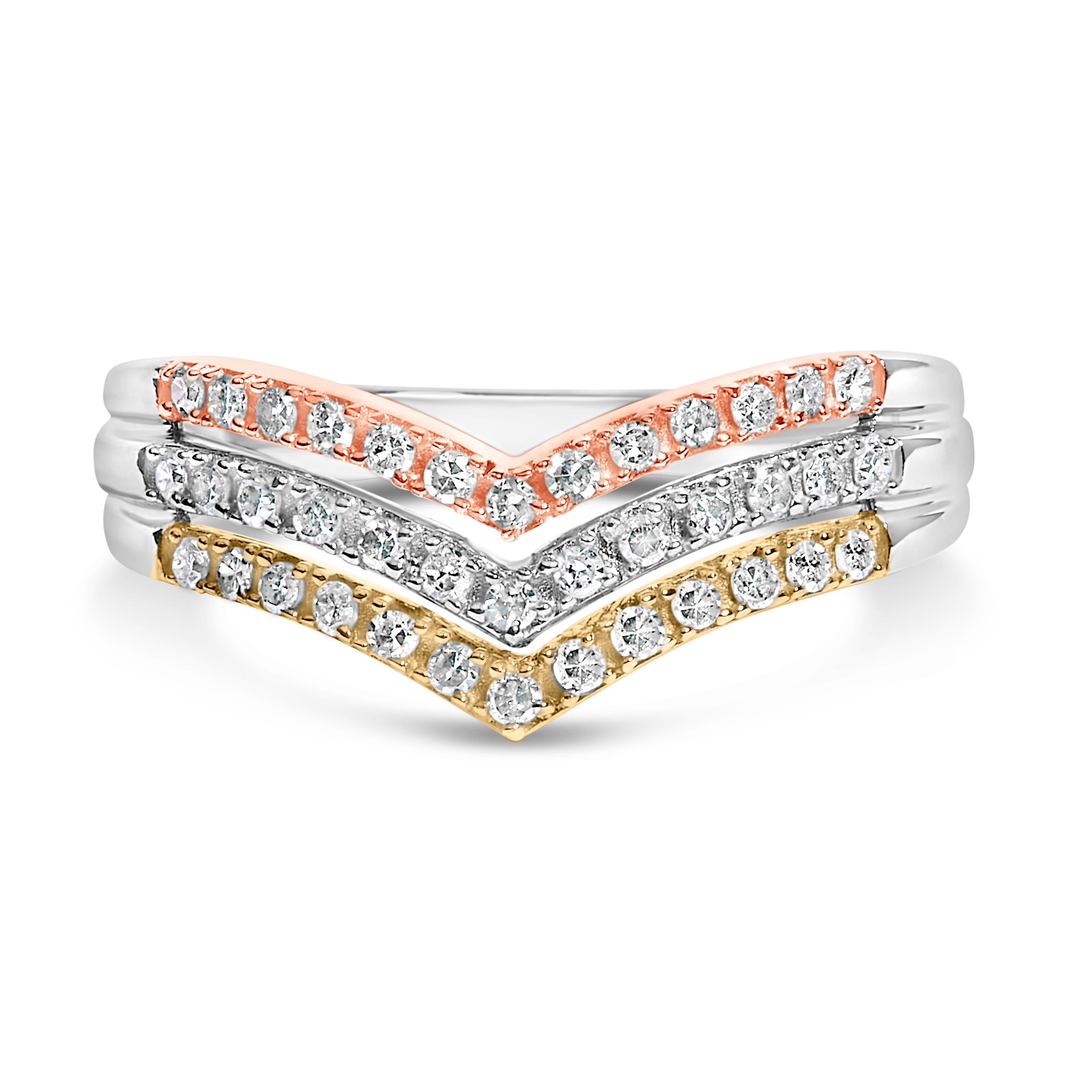 selected Yellow Gold over Silver