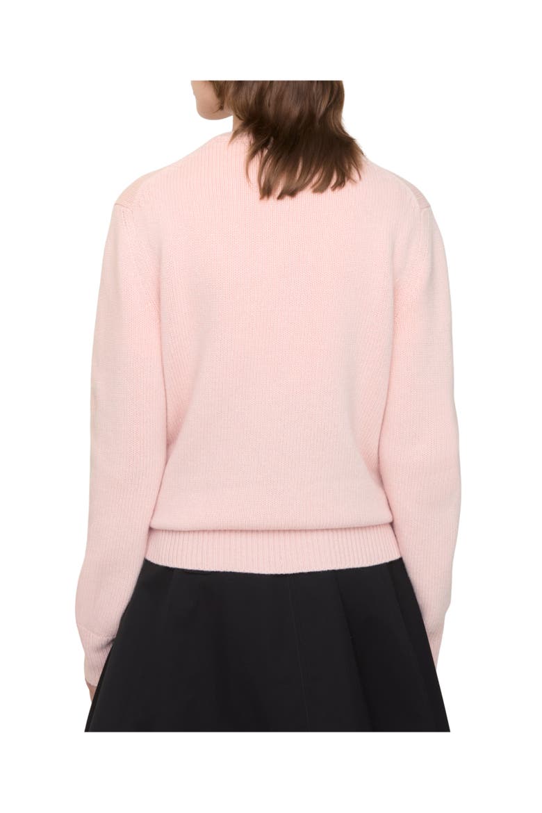 Knight Wool Cashmere Sweater, Alternate, color, Bouquet pink
