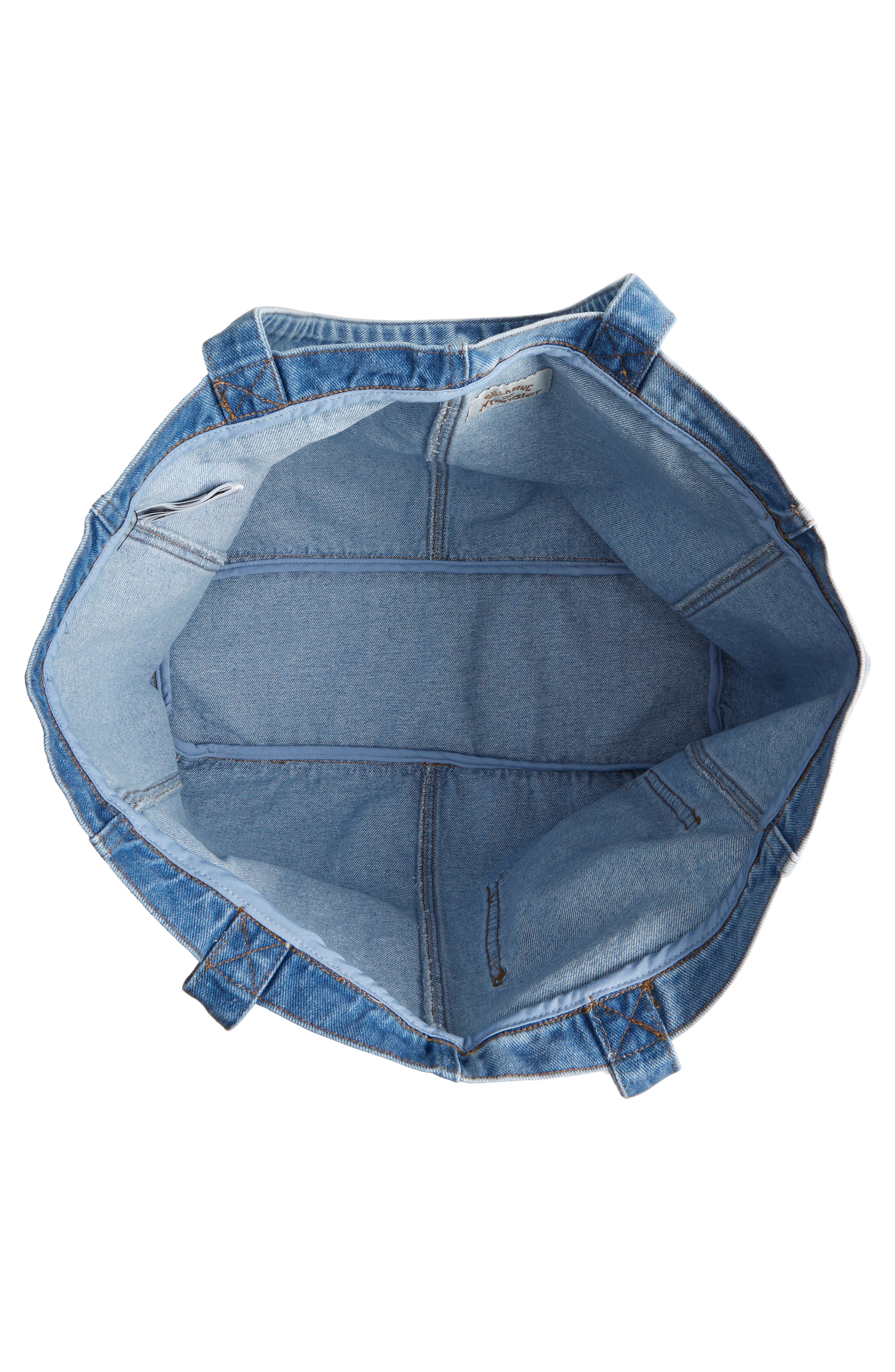 Billabong x Wrangler Homestead Denim Tote, Alternate, color, 