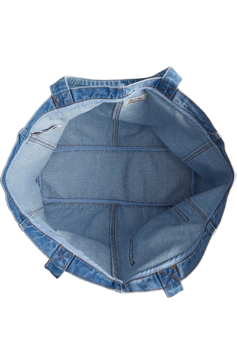 Billabong x Wrangler Homestead Denim Tote, Alternate, color,