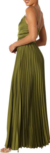 Naira Pleated Maxi Dress