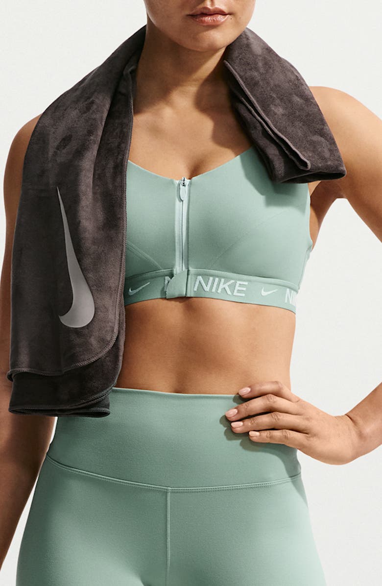 Nike Indy Dri-FIT Zip Front Sports Bra, Main, color,