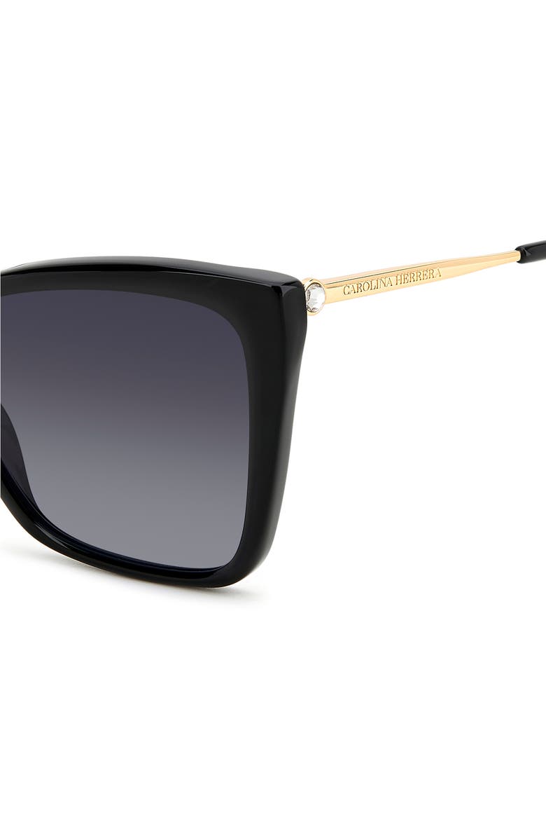Carolina Herrera 57mm Cat Eye Sunglasses, Alternate, color, 