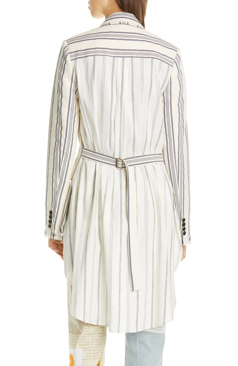 MONSE Shirt Back High/Low Blazer, Alternate, color,