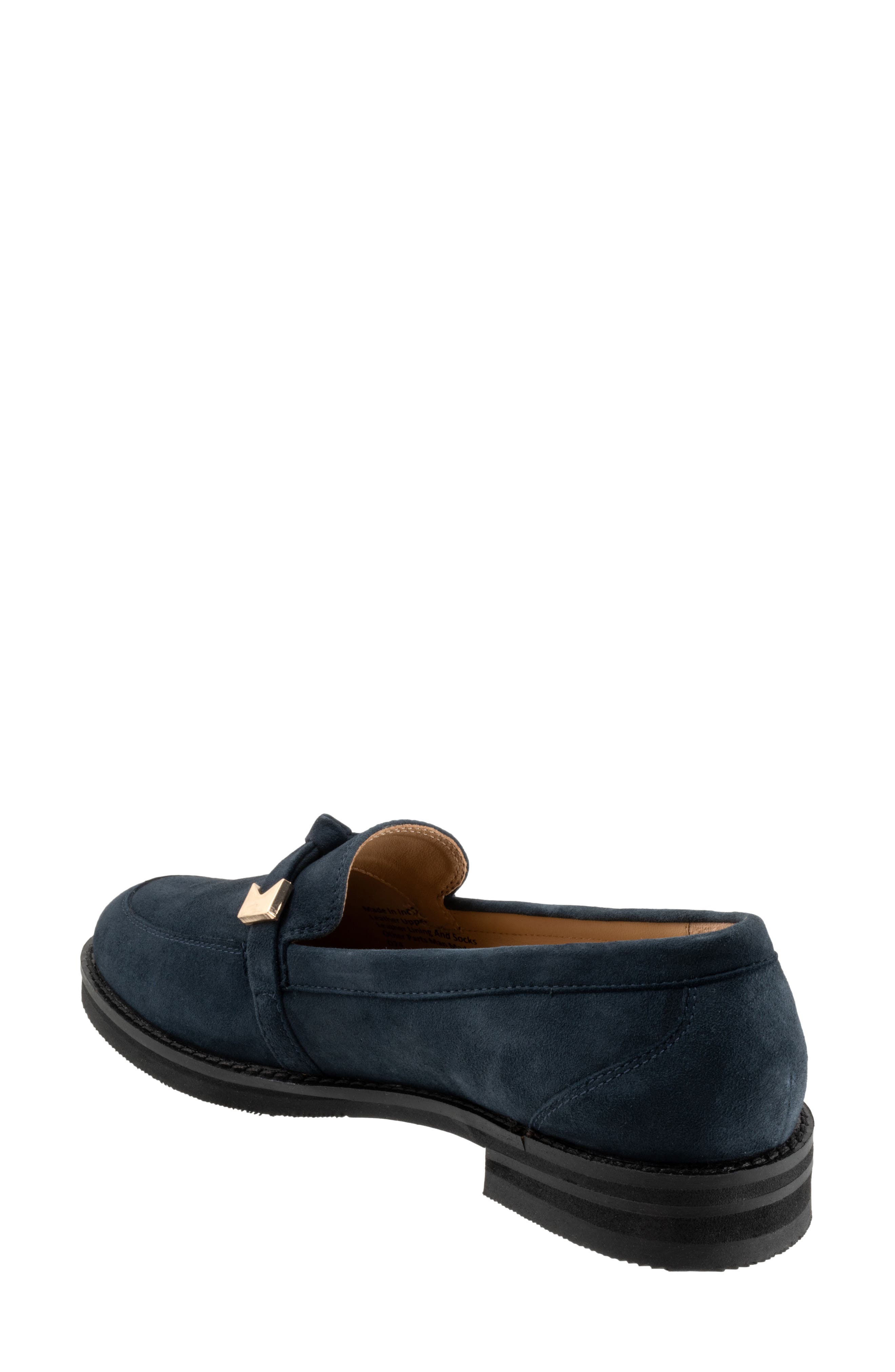Femi Loafer, Alternate, color, NAVY SUEDE