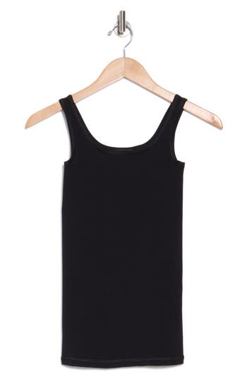 Theory Scoop Neck Tank In Black