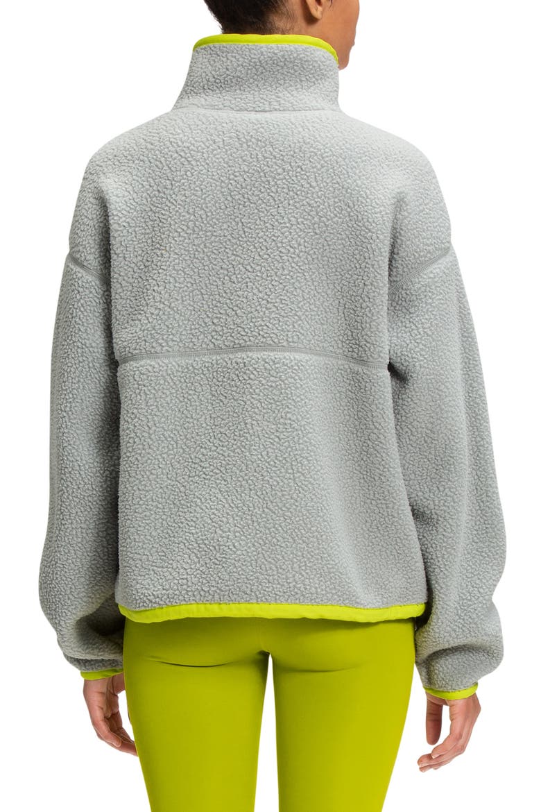Cragmont Fleece Pullover Jacket, Alternate, color, IRON/SULPHUR SPRING GREEN