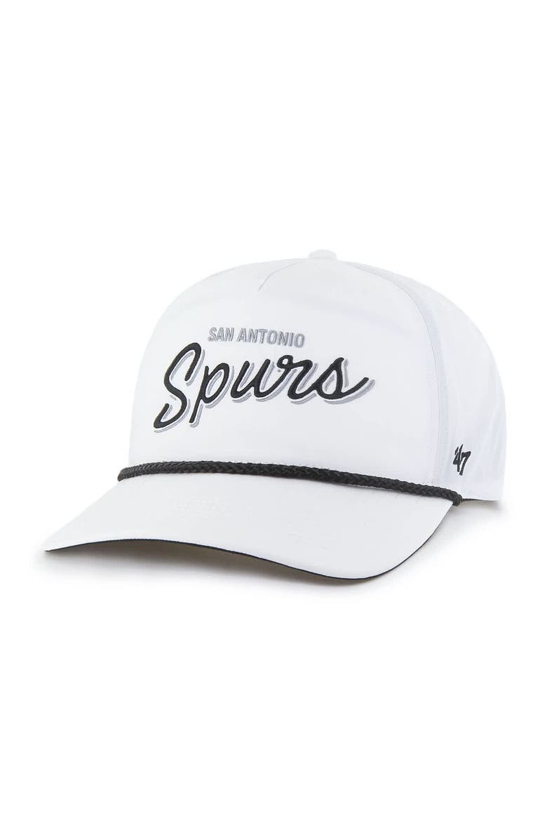 '47 Men's '47  White San Antonio Spurs Fairway Hitch Adjustable Hat, Main, color, 