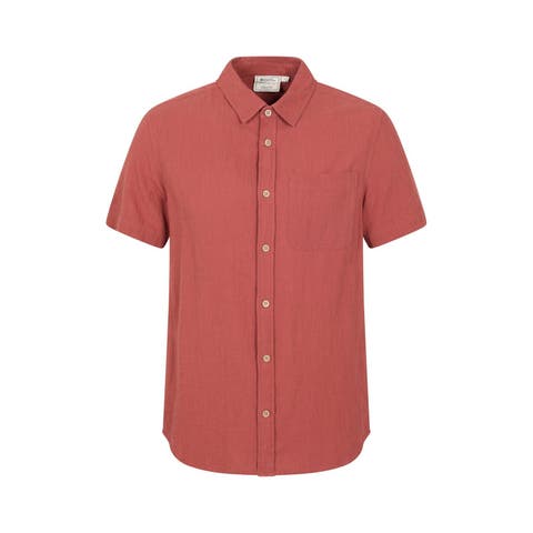 Palm Textured Short-Sleeved Shirt