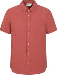 Mountain Warehouse Palm Textured Short-Sleeved Shirt