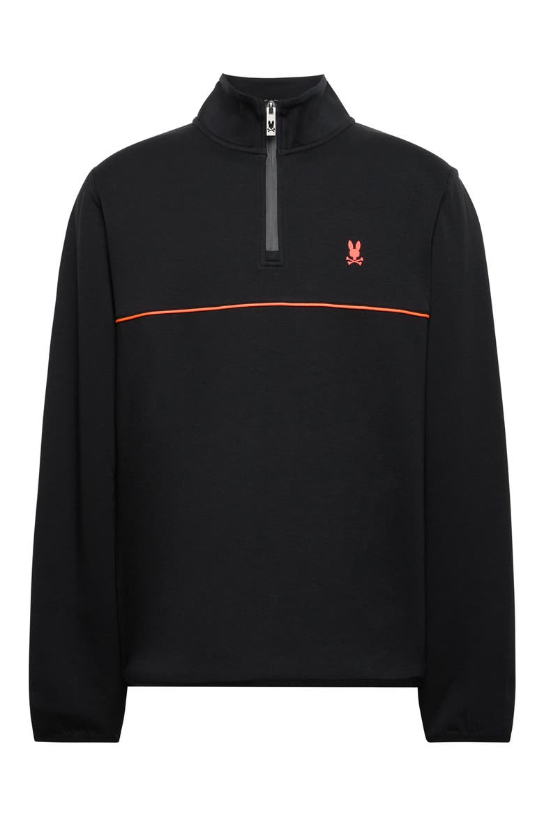 Dixie Golf Quarter Zip Pullover, Alternate, color, BLACK