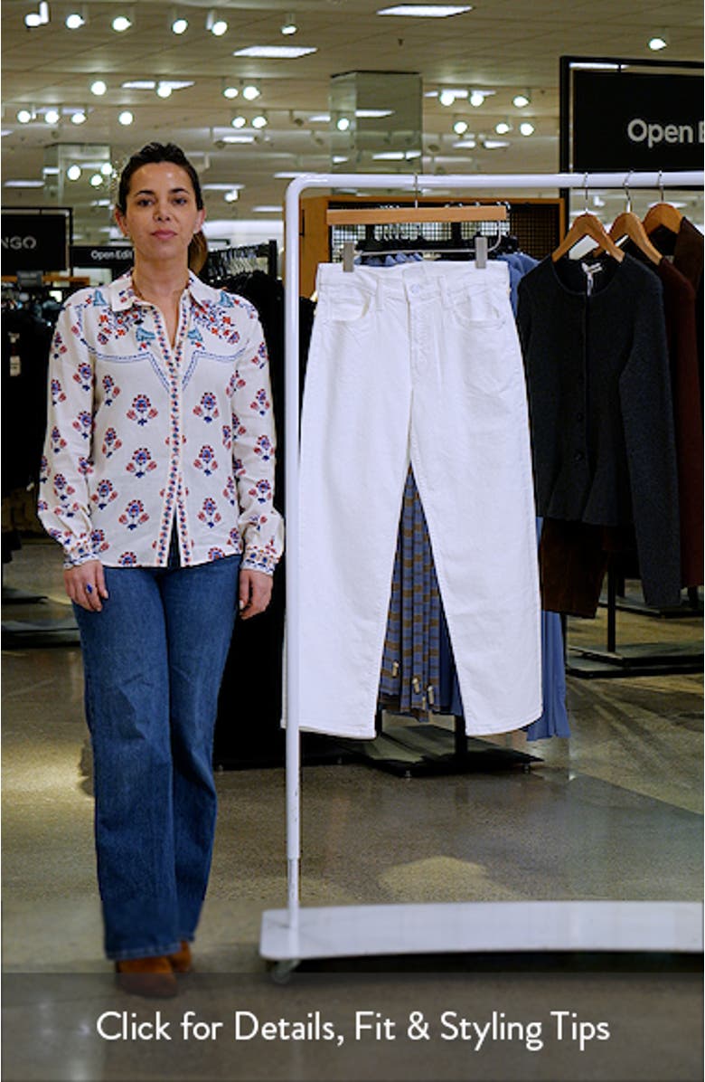 The Newbie High Waist Crop Straight Leg Jeans, sales video thumbnail