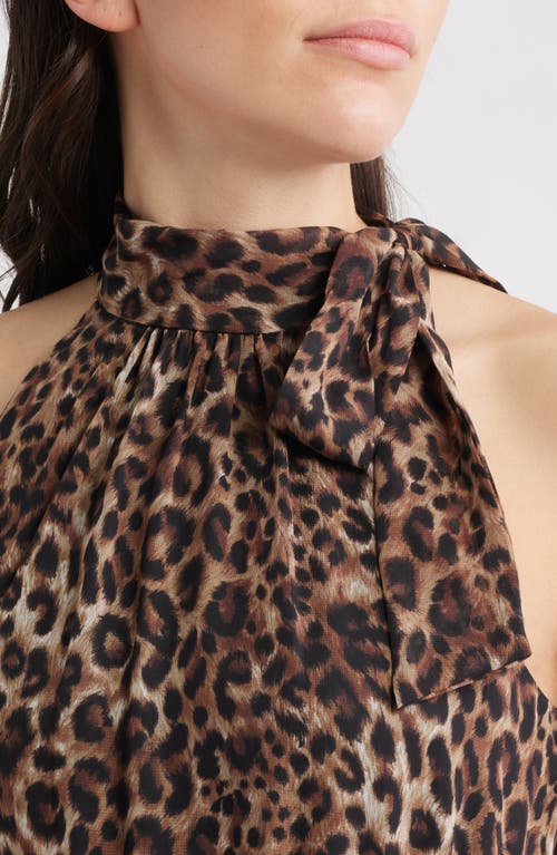 Julia Jordan Leopard Print Tiered Maxi Dress In Animal Print