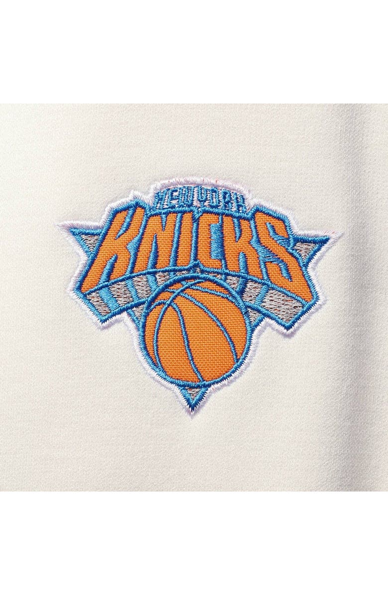 FISLL Men's FISSL Oatmeal New York Knicks Double Dribble Tie-Dye Fleece Jogger Pants, Alternate, color, Oatmeal