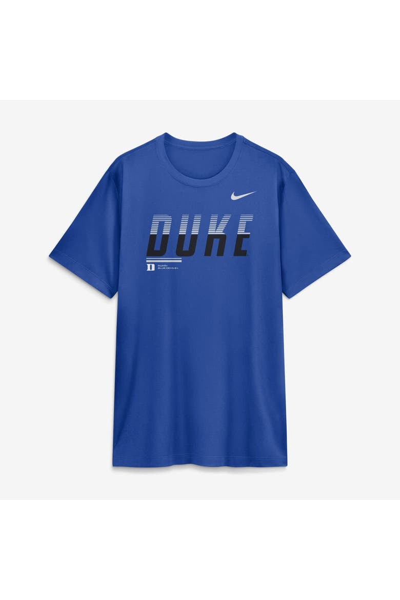 Men's Nike Royal Duke Blue Devils Sideline Legend Dri-FIT T-Shirt, Alternate, color, Royal