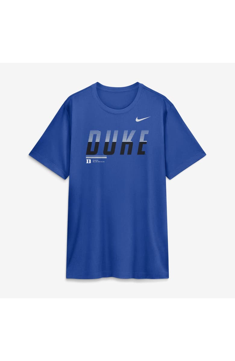 Nike Men's Nike Royal Duke Blue Devils Sideline Legend Dri-FIT T-Shirt, Alternate, color, Royal