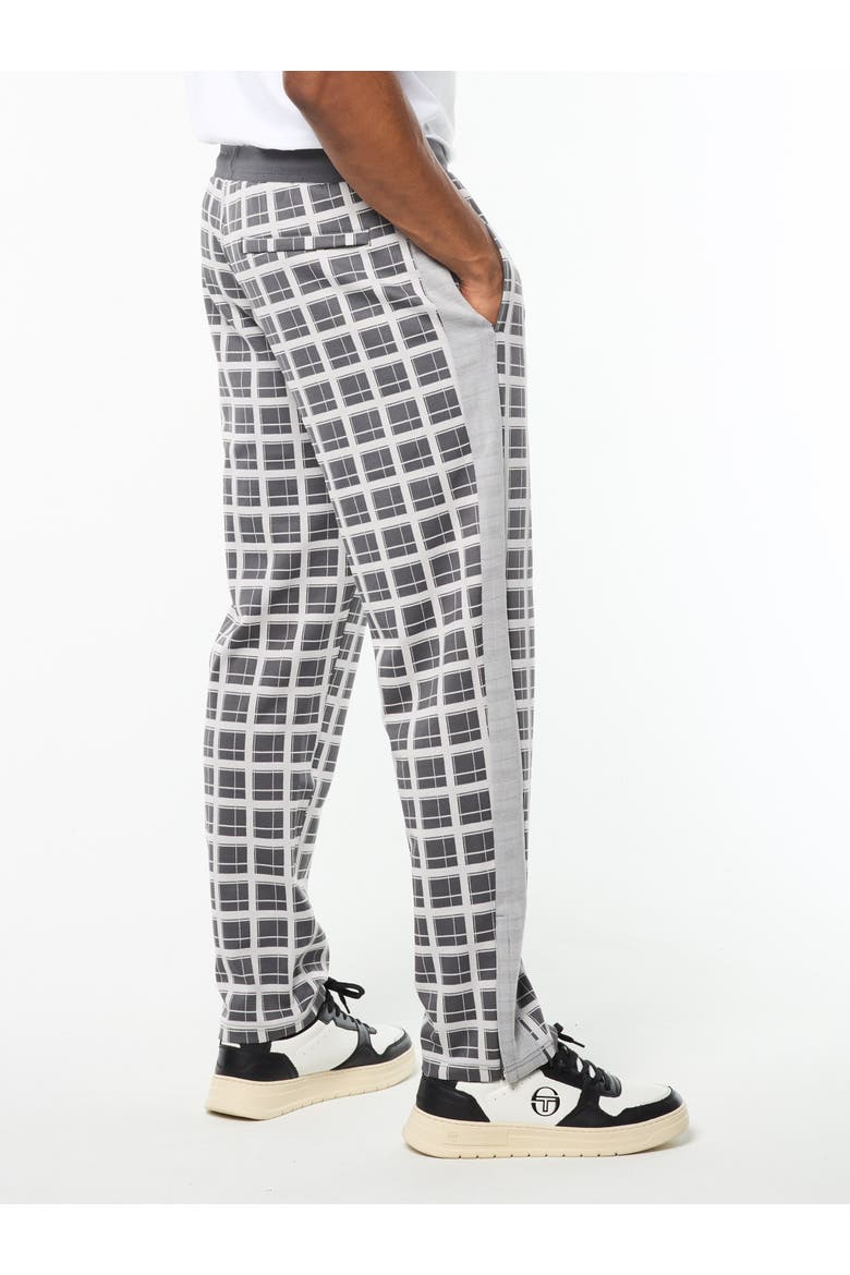 Damarindo Check Track Pant, Alternate, color, QUIET GREY