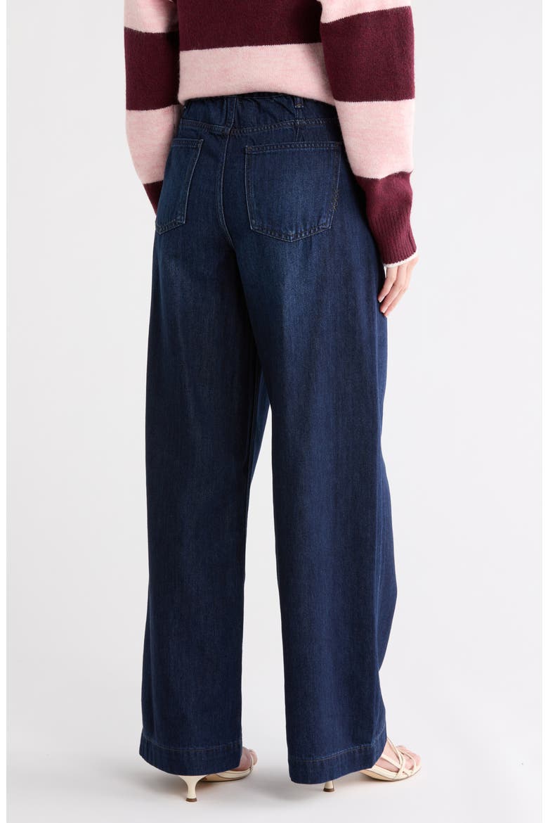 High Waist Wide Leg Jeans, Alternate, color, RINSE