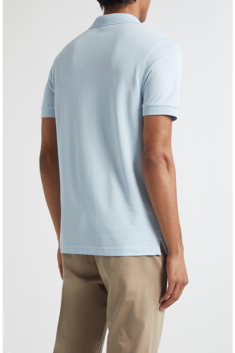 Cotton Piqué Polo, Alternate, color, FROST BLUE