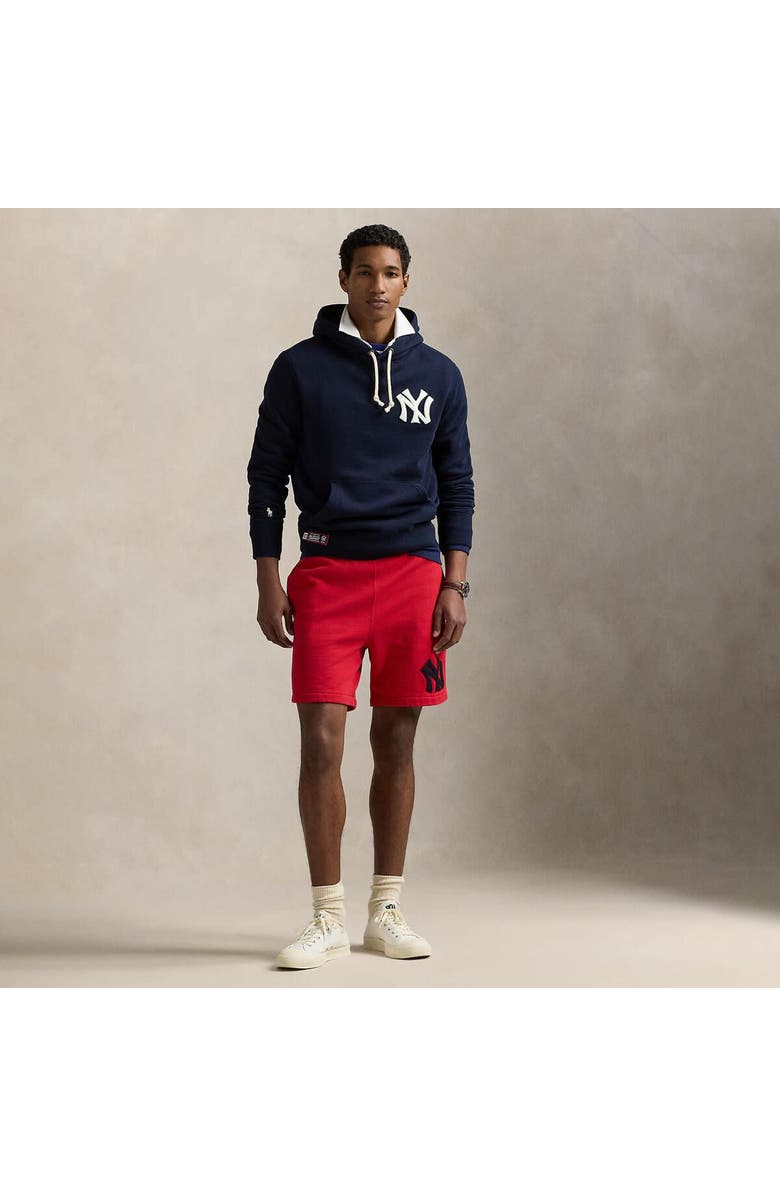 Polo Ralph Lauren Red Yankees  Fleece Shorts, Alternate, color, 