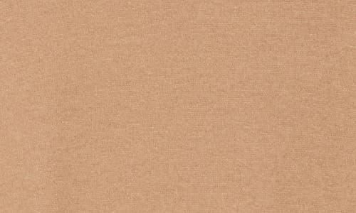 Renee C Long Sleeve Brushed Knit Top In Brown