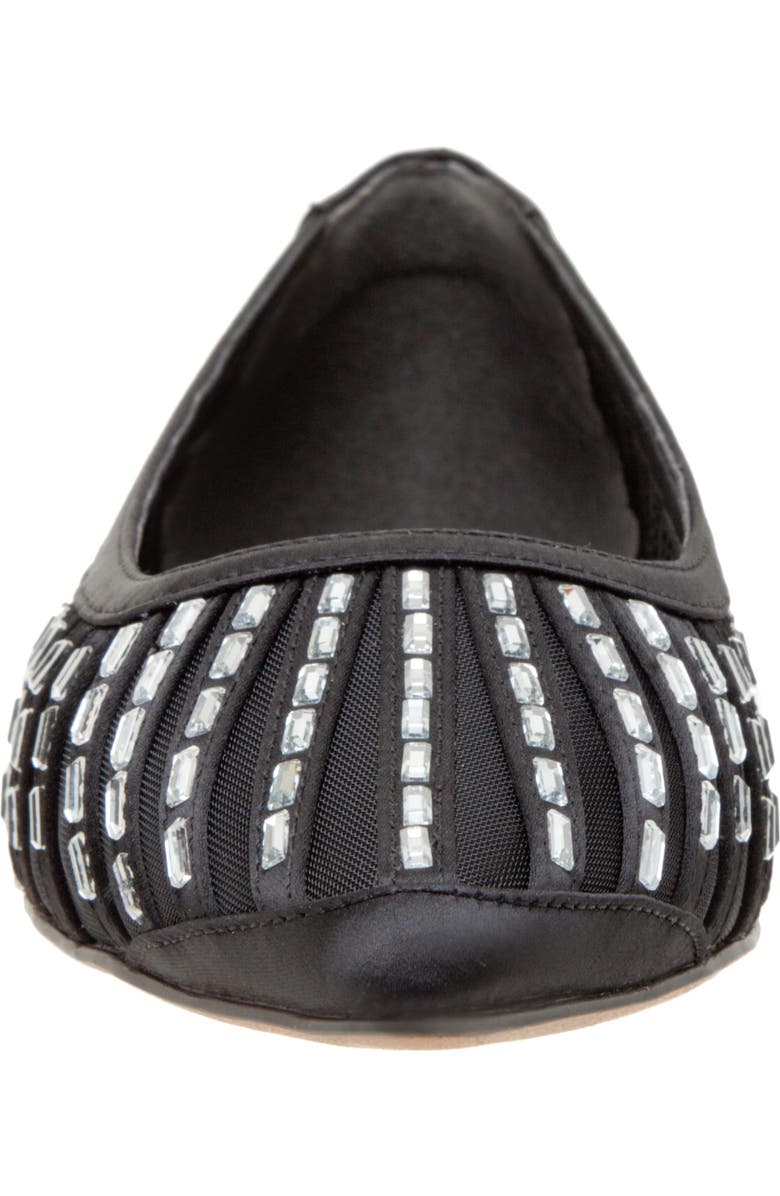 Linea Paolo Noelle Pointed Toe Flat, Alternate, color, Black