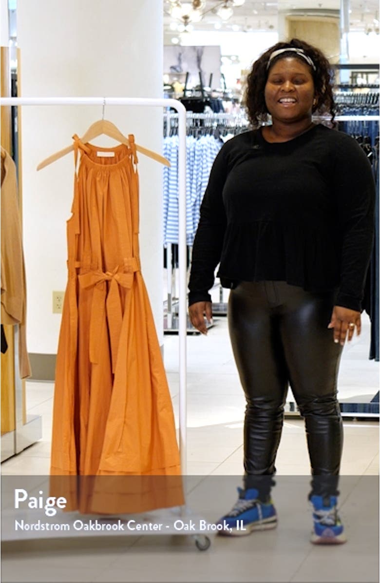 Joni Halter Neck Cotton Dress, sales video thumbnail